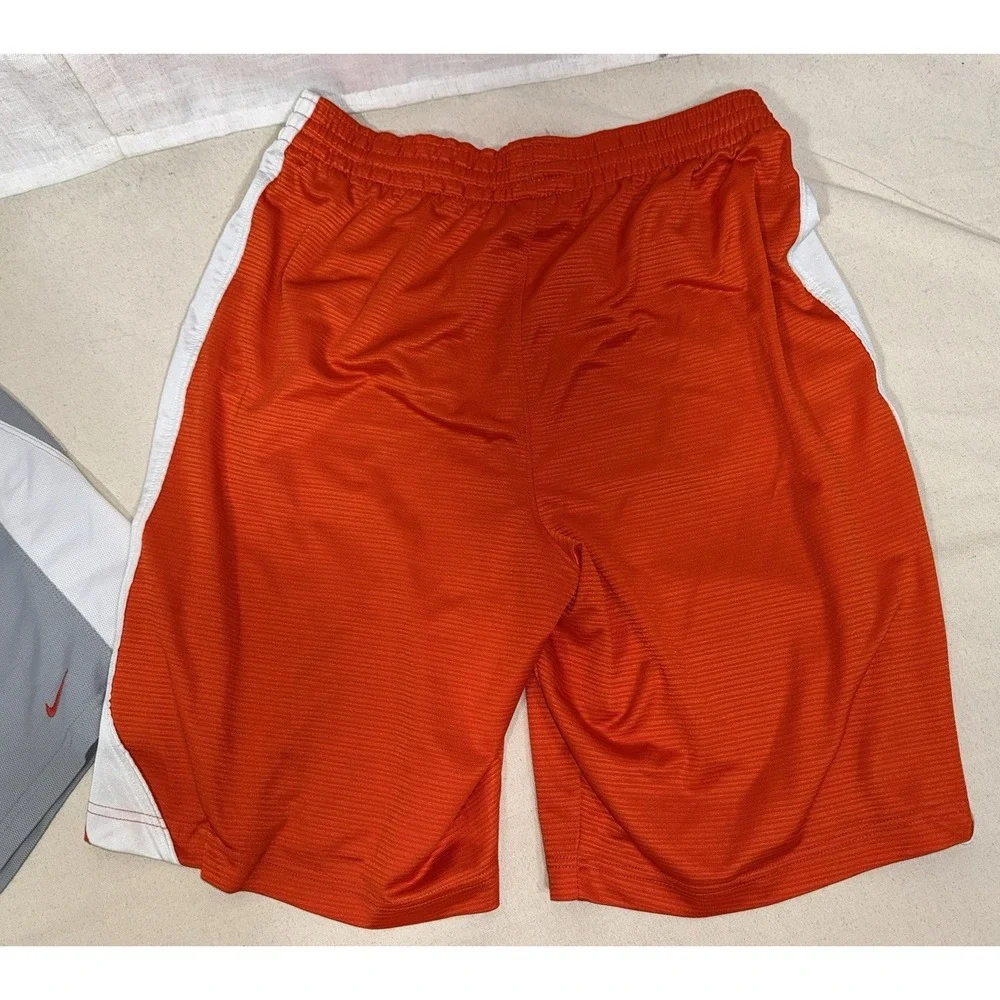 Vintage‎ Nike Shorts Men's Large L Blue Orange Dazzle Shimmer Basketball Gray